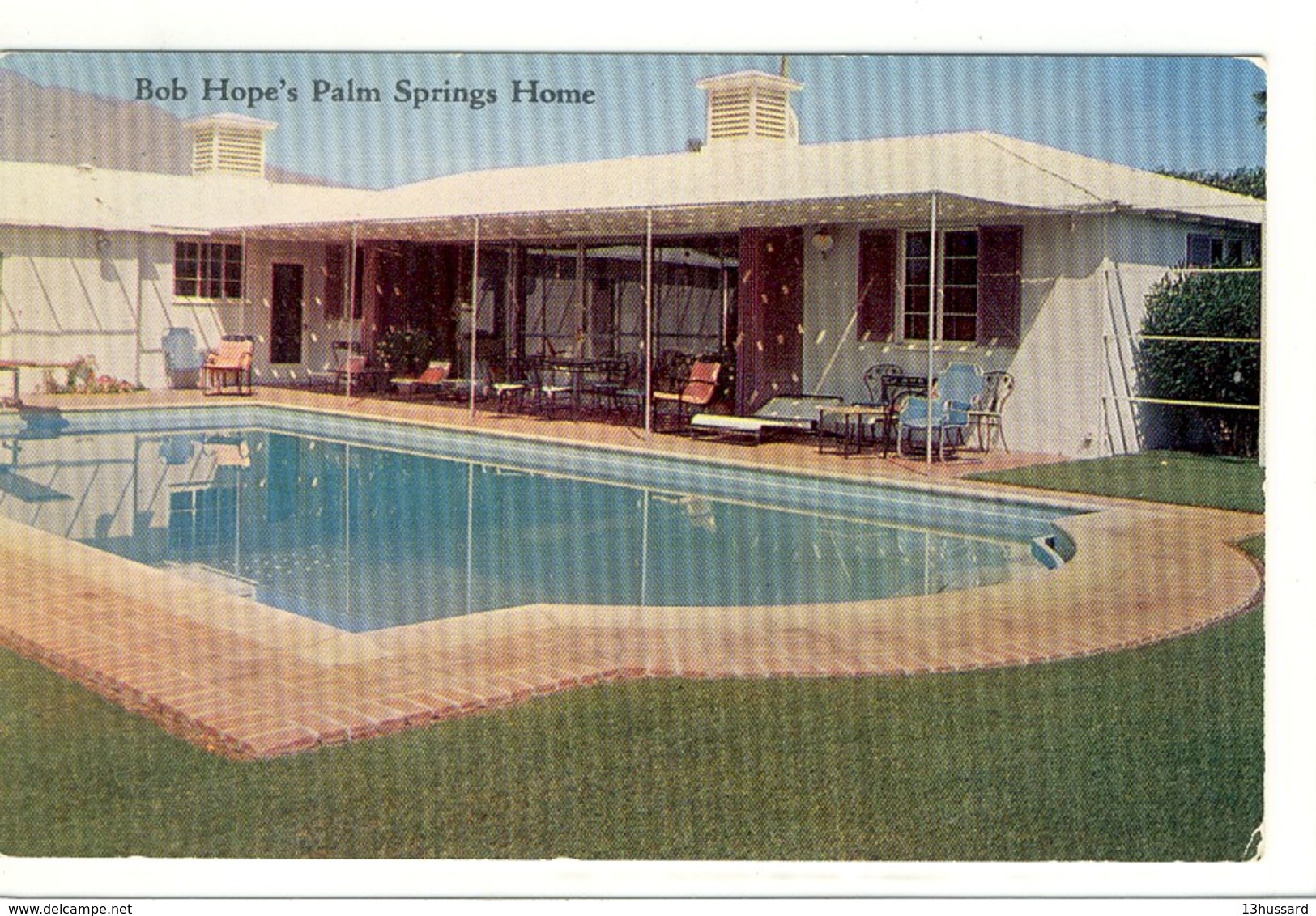 Carte Postale Californie - Bob Hope's Palm Springs Home - Piscine - Palm Springs