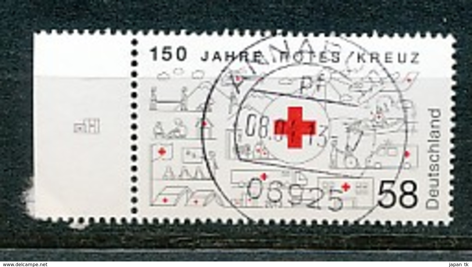 GERMANY  Mi.Nr. 2998 150 Jahre Rotes Kreuz- Used - Gebraucht