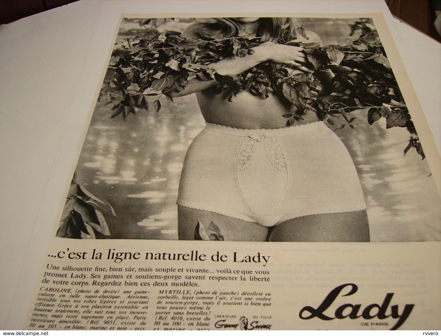 ANCIENNE AFFICHE  PUBLICITE LIGNE NATUREL DE LADY 1967 - Other & Unclassified