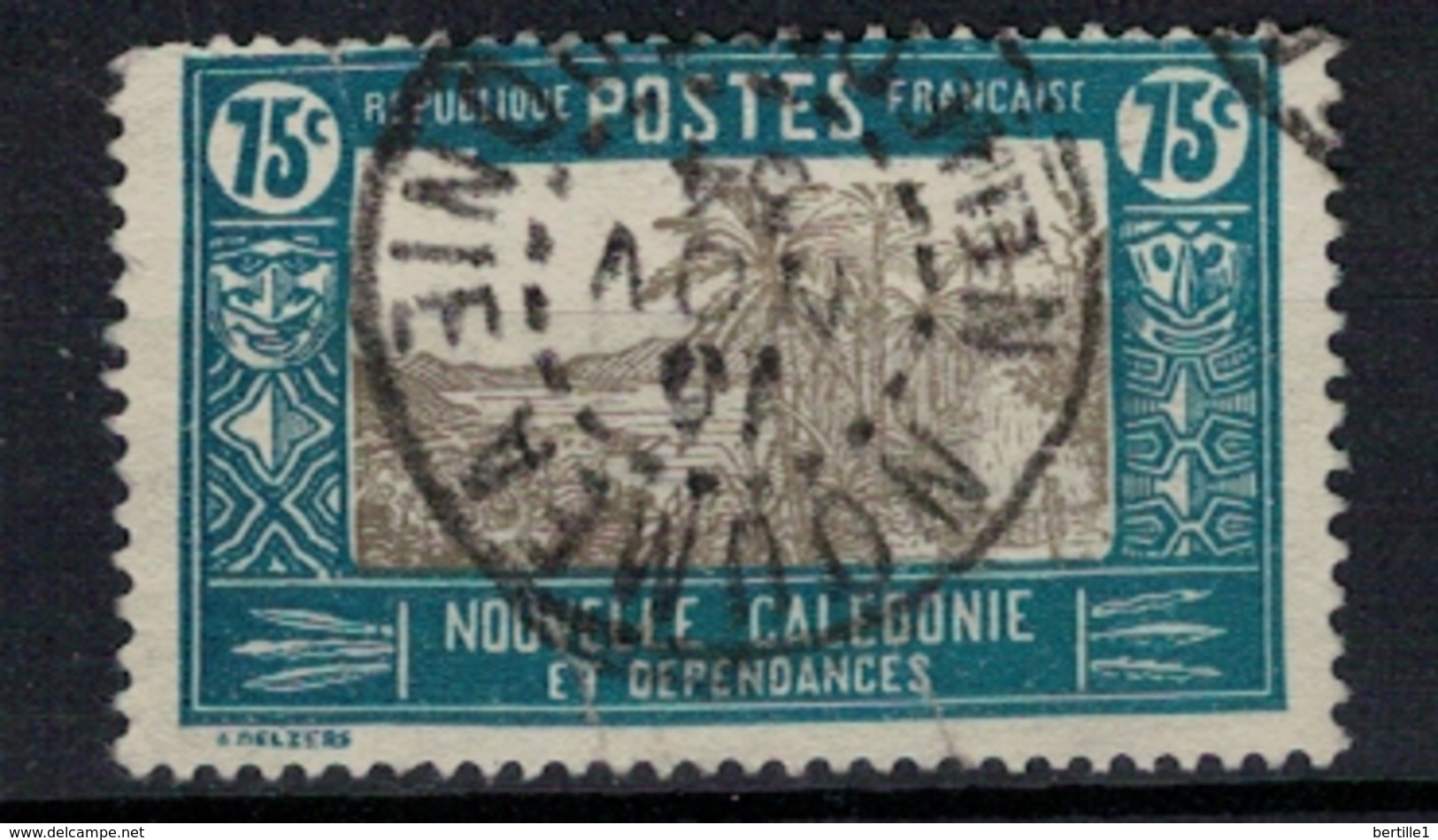 NOUVELLE CALEDONIE           N°  YVERT    152     ( 1 )            OBLITERE       ( O   3/13 ) - Oblitérés