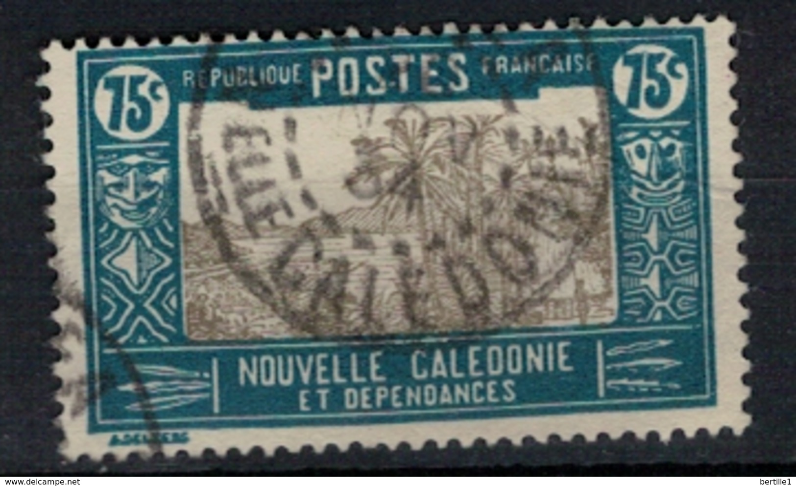 NOUVELLE CALEDONIE           N°  YVERT    152     ( 9 )            OBLITERE       ( O   3/13 ) - Oblitérés