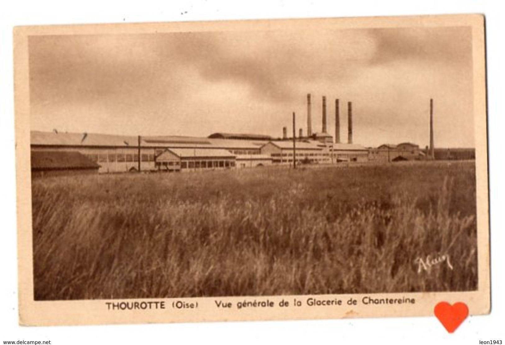 21773-LE-60-THOUROTTE-Vue Générale De La Glacerie De Chantereine - Thourotte