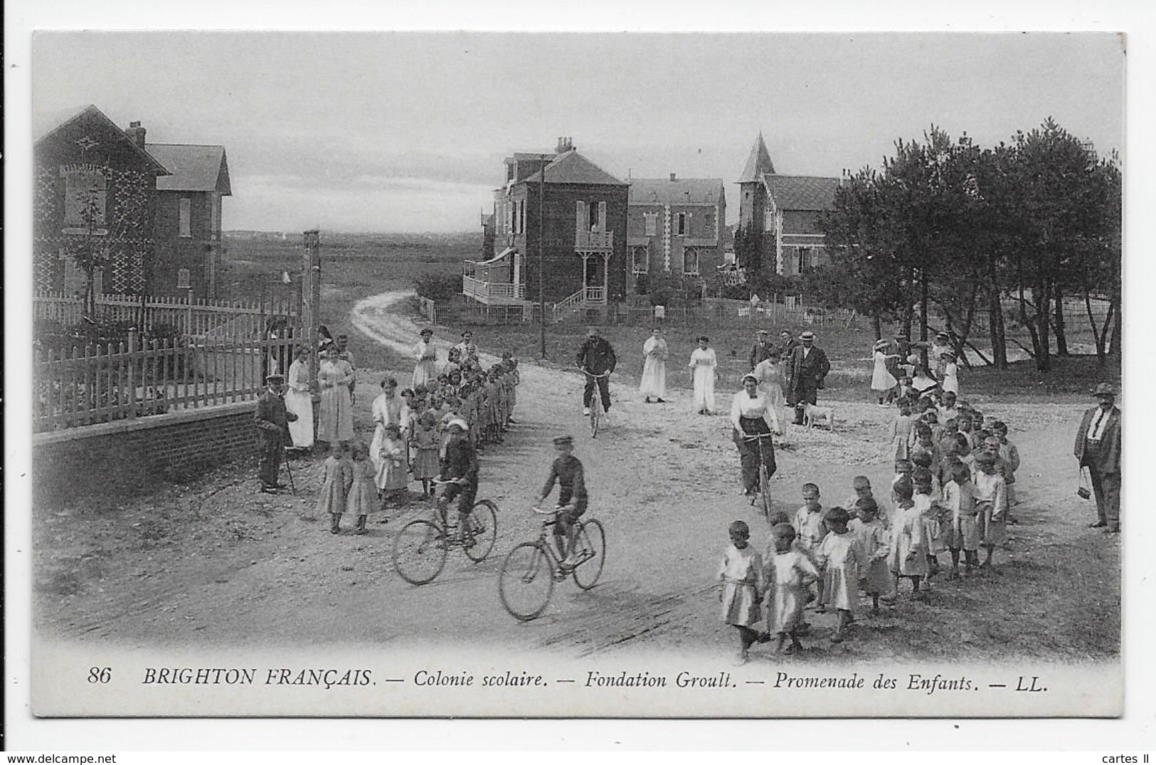 DC 1086 - BRIGHTON FRANCAIS - Colonie Scolaire. - Fondation Groult. - Promenade Des Enfants. - LL 86 - Cayeux Sur Mer