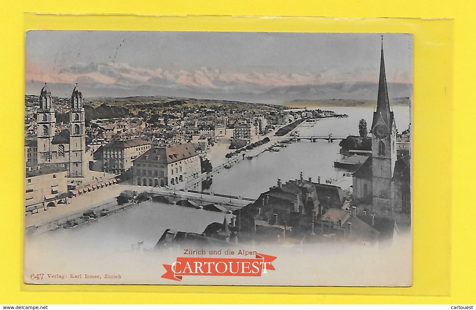 ZURICH - 1906 Vue Générale - Précurseur - Zürich