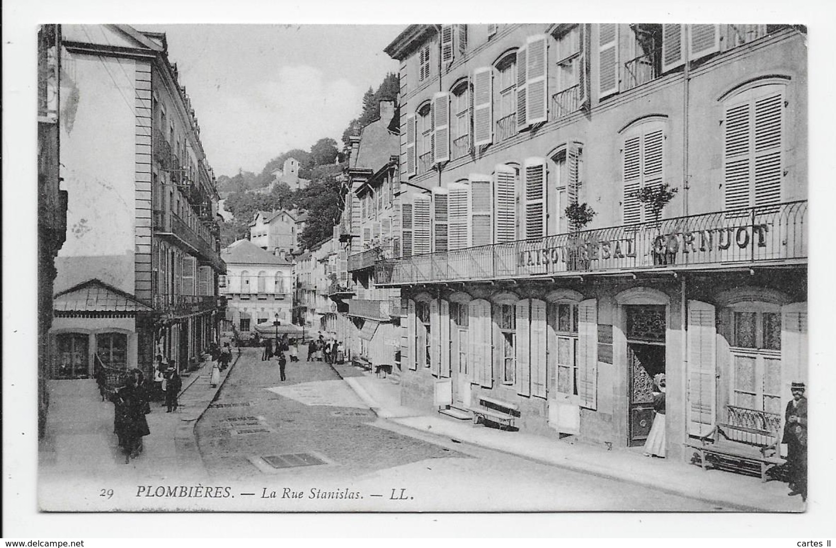 DC 1089 - PLOMBIERES - La Rue Stanislas - LL 29 - Plombieres Les Bains