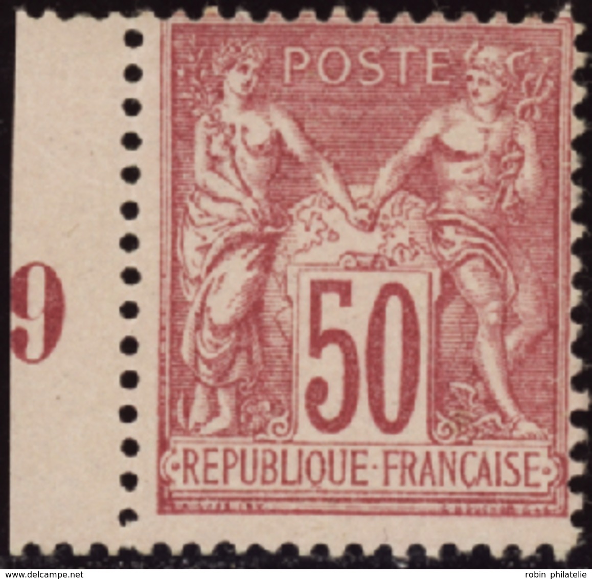 229 N°98 50c Rose Bdf Qualité:* Cote: 275  - Other & Unclassified