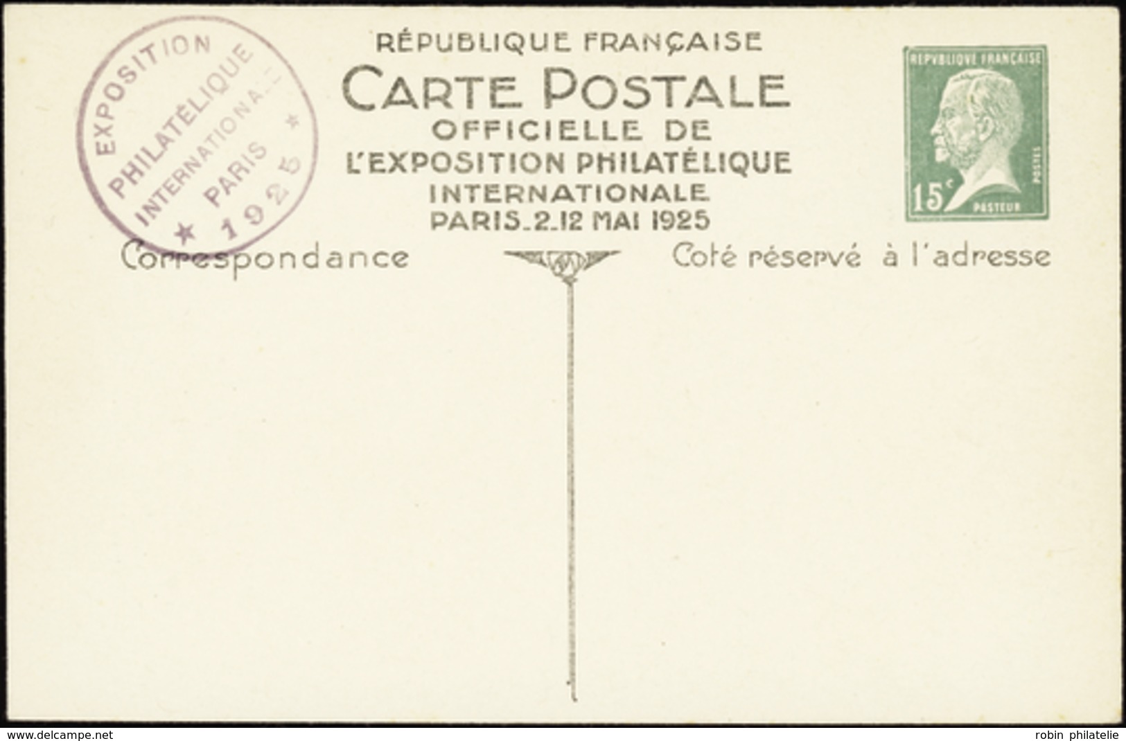 1956 N°171 CP2  15c Pasteur Exposition De Paris 1925 Qualité: Cote: 45  - Other & Unclassified