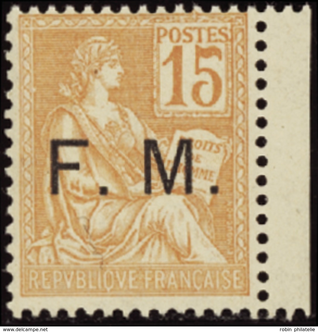 2644 N°1 15c Orange Qualité:** Cote: 230  - Timbres De Franchise Militaire