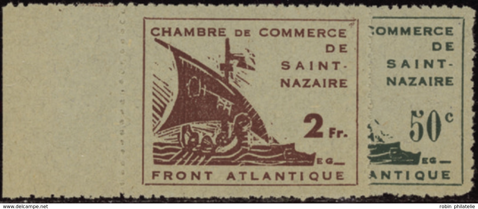 2796 N°8 /9  2 Valeurs Bdf Qualité:(*) Cote: 370  - Guerre (timbres De)