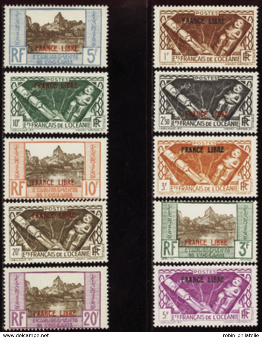 3720 N°140 /149 France Libre 10 Valeurs Qualité:* Cote: 417  - Sonstige & Ohne Zuordnung