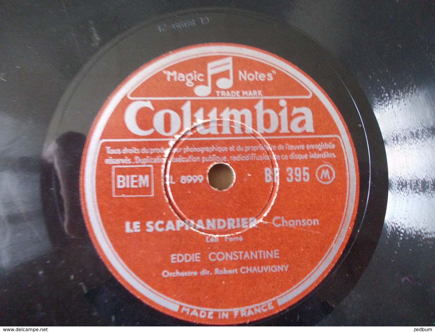 Lot de 9 78T Album 3 Henri Salvador Johnnie Ray Dunham Eddie Constantine