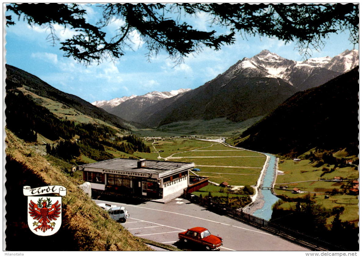 Felbertauernstüberl An Der Felbertauernstrasse - Südrampe Mit Blick Gegen Matrei Und Zunig, Osttirol (182043) - Matrei In Osttirol