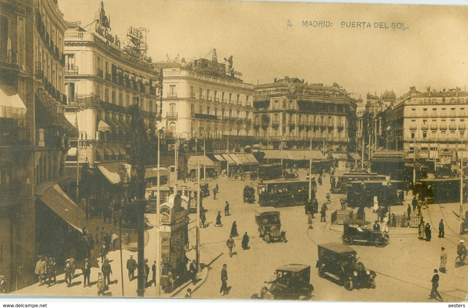 Madrid; Puerta Del Sol (Tramway) - Not Circulated. (Hauser Y Menet - Madrid) - Madrid