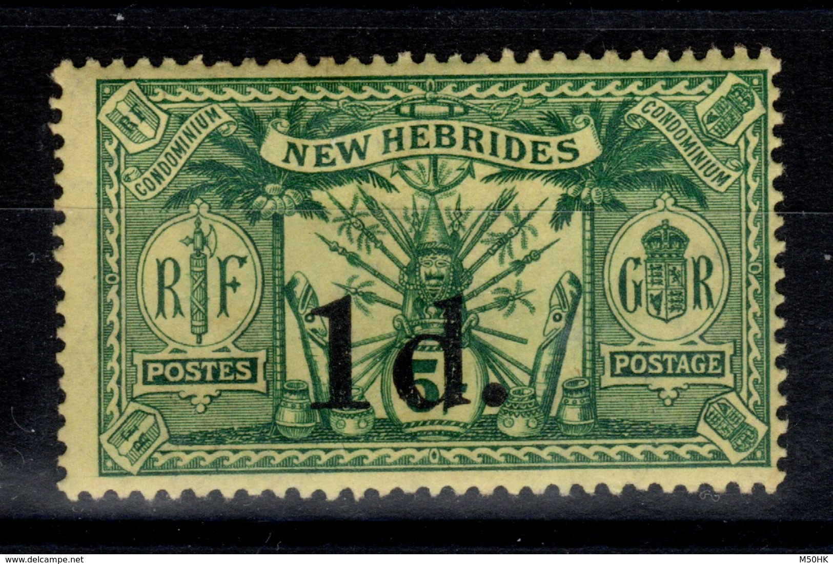 Nouvelles Hebrides - YV 67 N* (légère) Cote 11 Euros - Nuevos