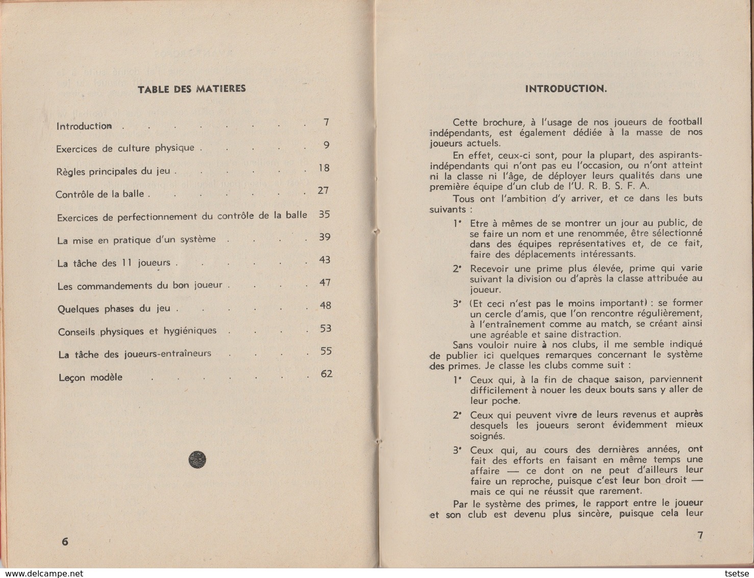 Comment Devenir Un Bon Footballeur Par Emile Stijnen ... Fin Des Années 40 Début Des Années 50 - Sport