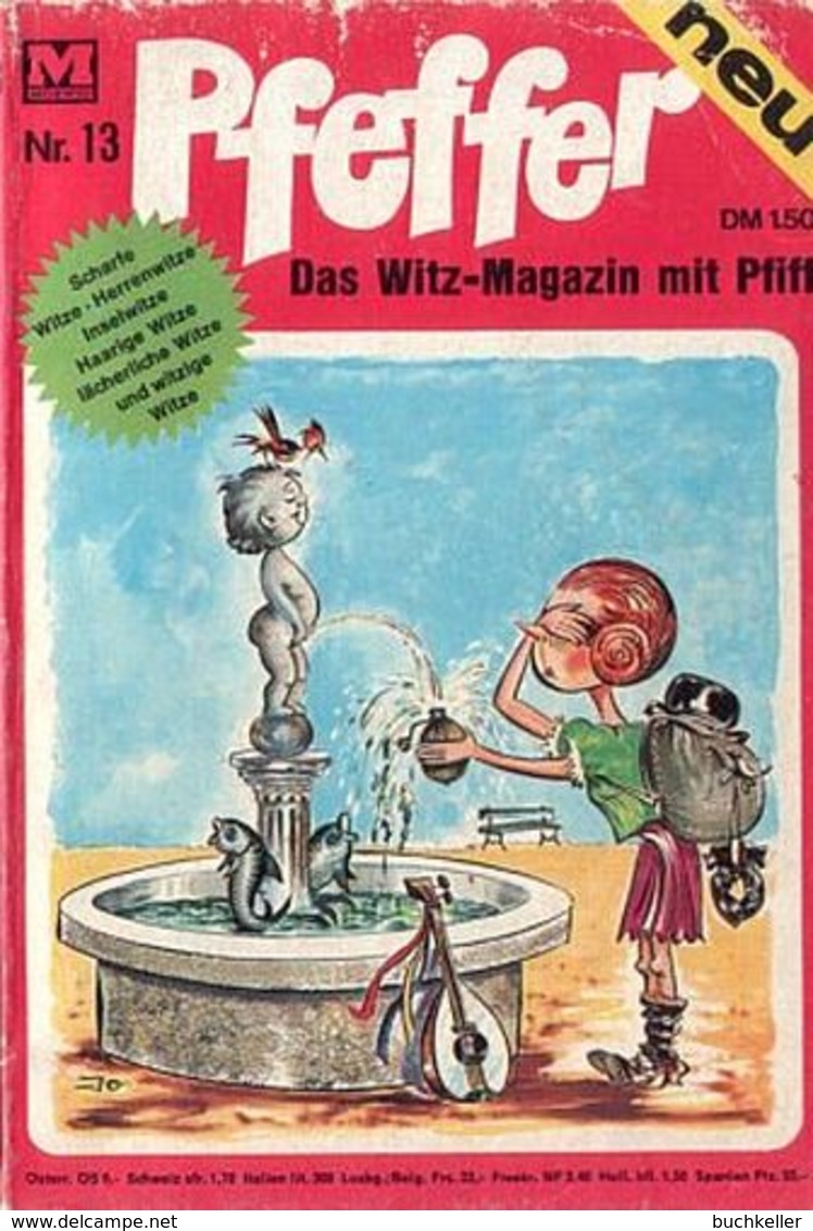 Pfeffer Nr. 13 - Das Witz-Magazin Mit Pfiff - Moewig Verlag - Humor