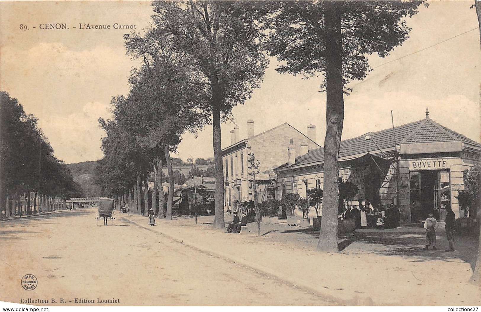 33-CENON- L'AVENUE CARNOT - Autres & Non Classés