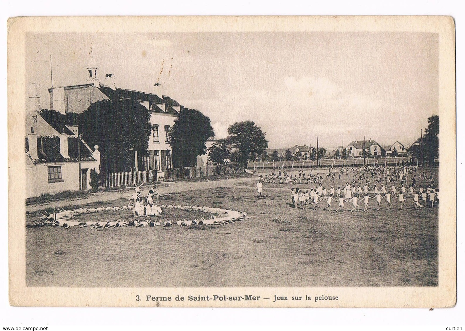 SAINT  POL  Sur MER  59  Colonie Des Cheminots . Les Jeux . - Saint Pol Sur Mer