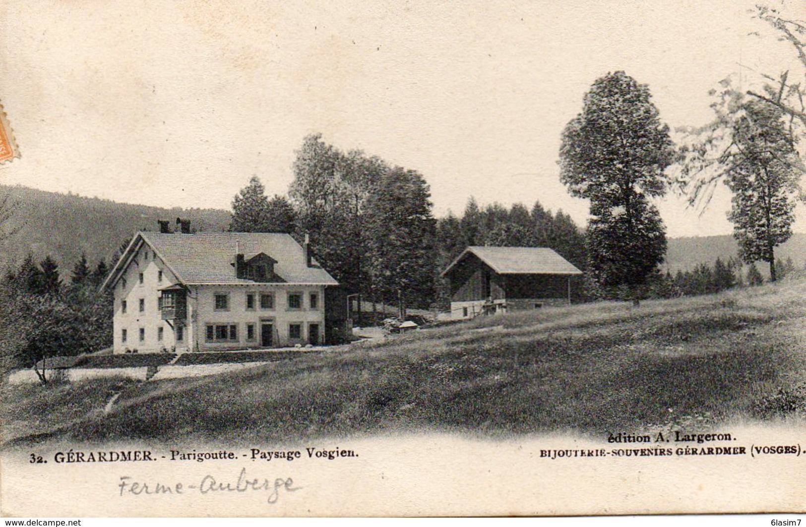 CPA - Environs De GERARDMER (88) - Aspect De La Ferme-Auberge Parigoutte En 1925 - Autres & Non Classés