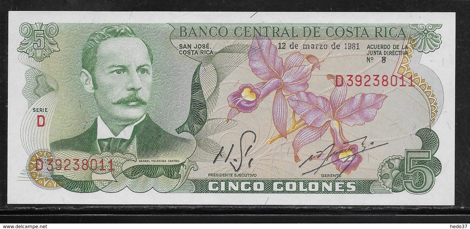 Costa Rica - 5 Colones - Pick N°236 - NEUF - Costa Rica