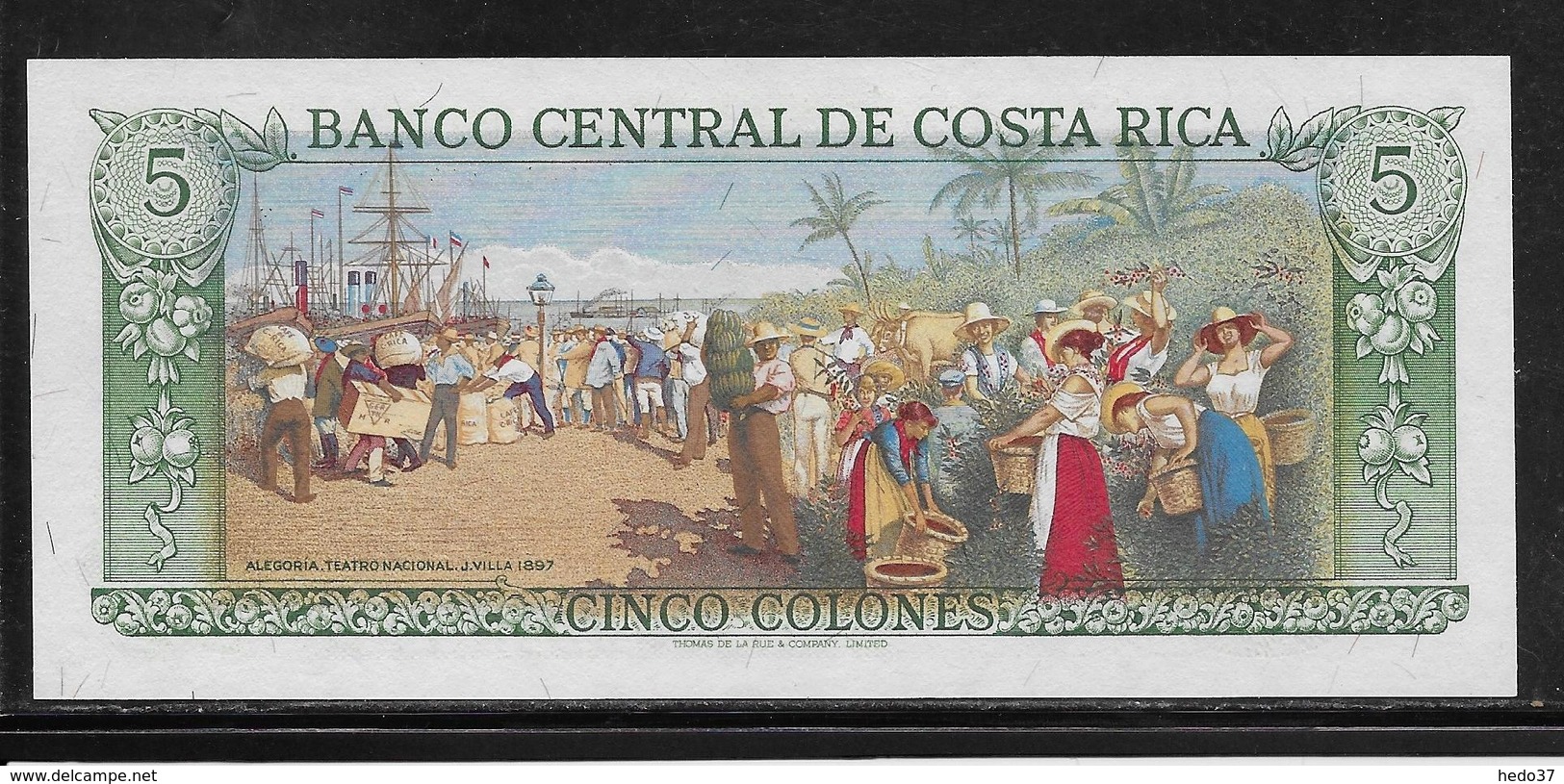 Costa Rica - 5 Colones - Pick N°236 - NEUF - Costa Rica