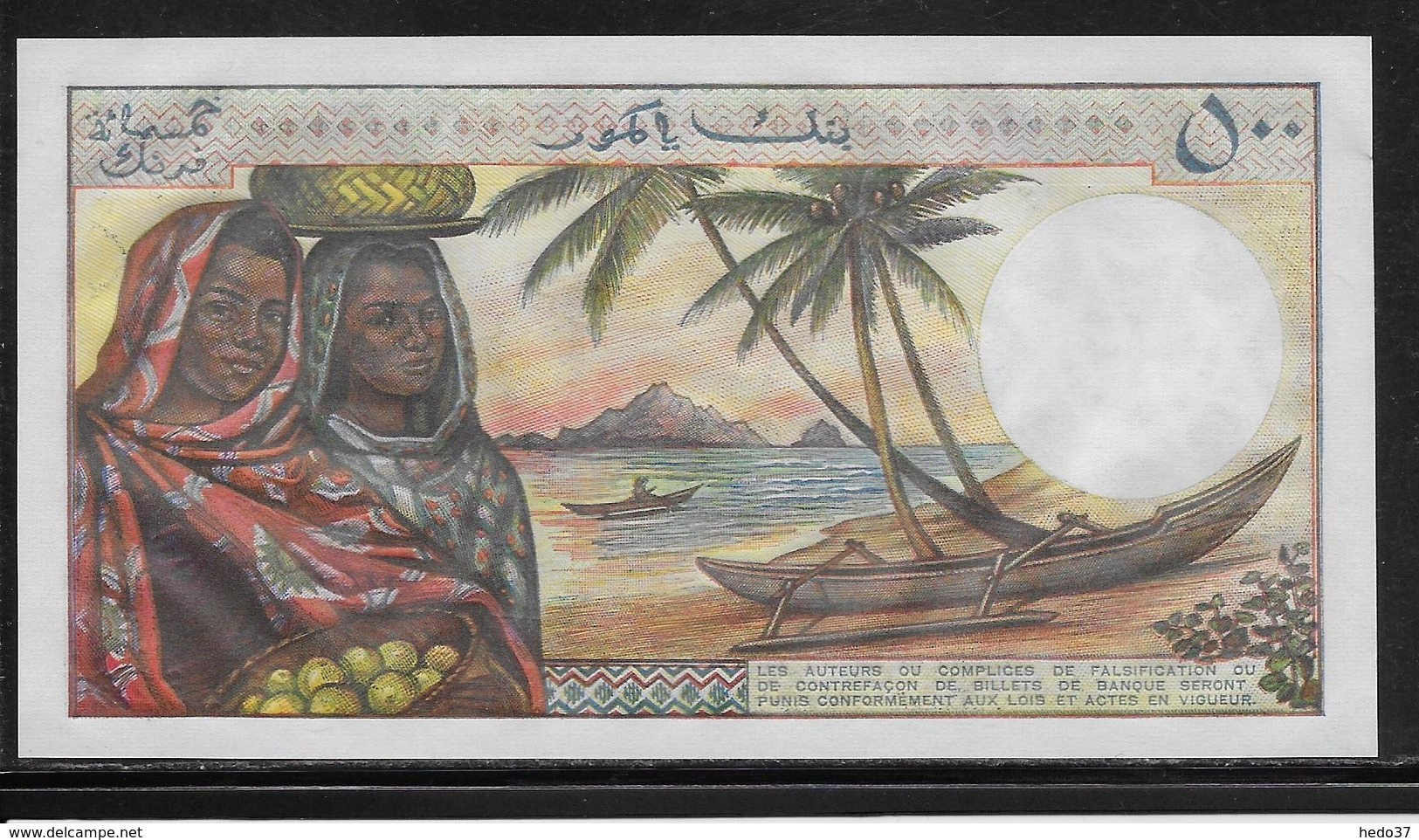 Comores - 500 Francs - Pick N°10a - NEUF - Comores