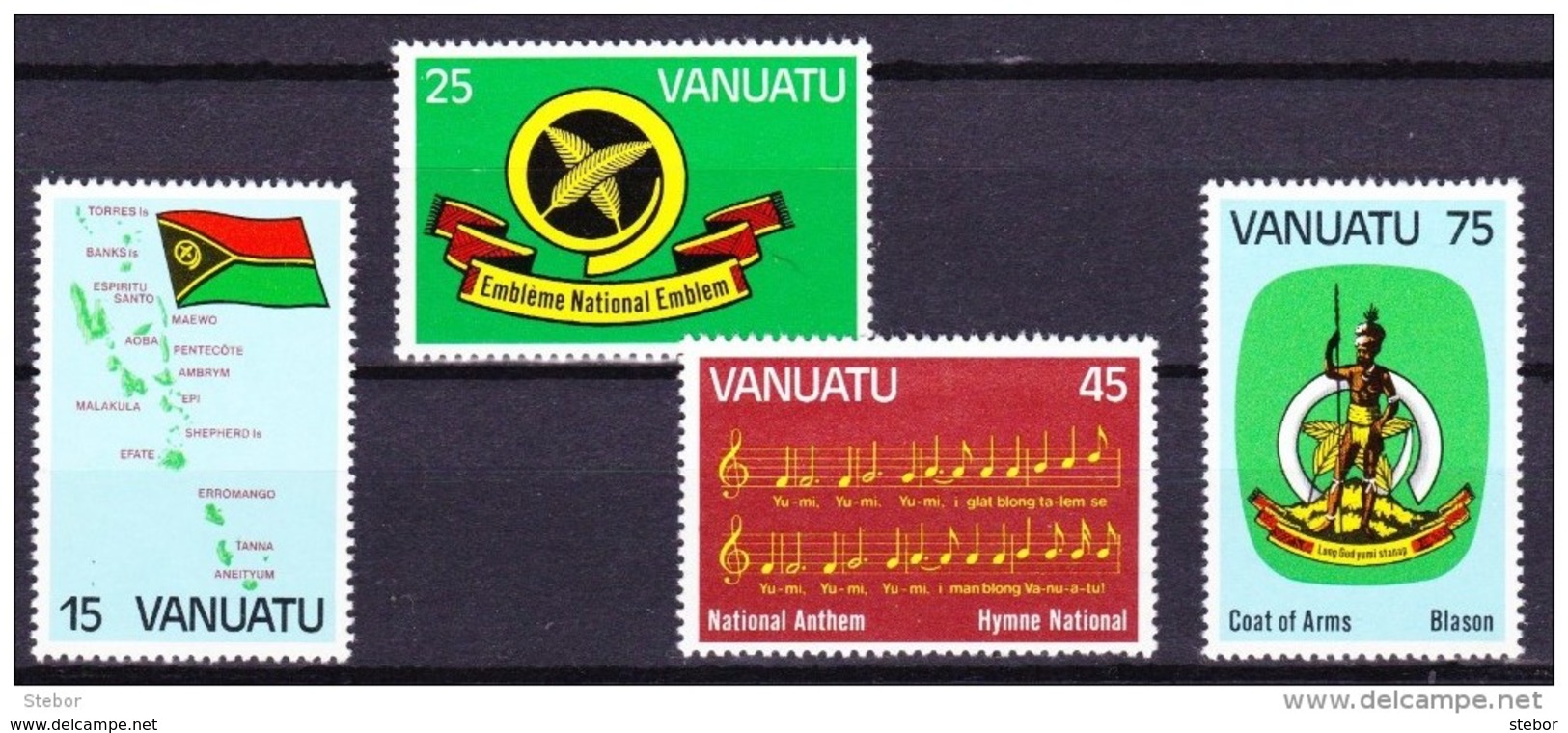 Vanuatu 1981 Nr 631/34 ** Zeer Mooi Lot Krt 2719 - Collections (en Albums)