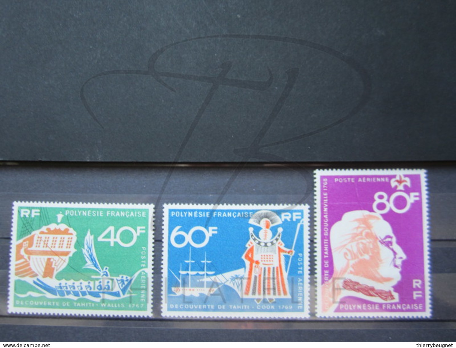 VEND BEAUX TIMBRES DE POSTE AERIENNE DE POLYNESIE N° 22 - 24 , XX !!! - Neufs