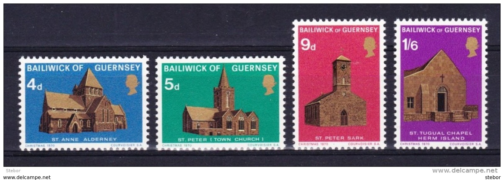Guernsey 1970 Nr 30/33 ** Zeer Mooi Lot Krt 2736 - Verzamelingen (zonder Album)