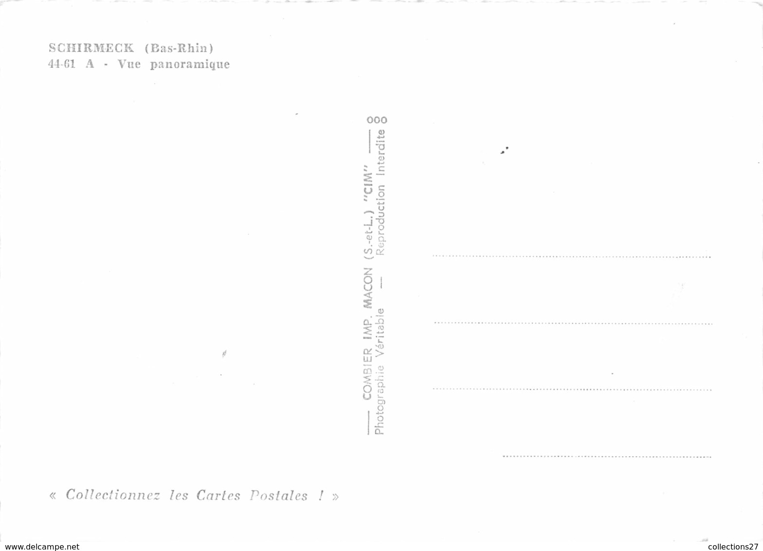 67-SCHIRMECK- VUE PANORAMIQUE - Schirmeck
