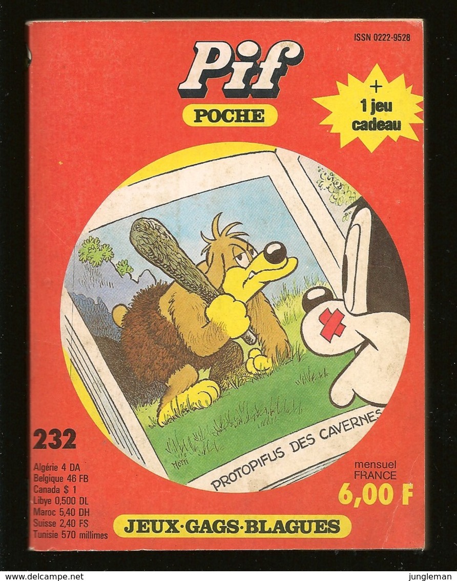 Pif Poche N° 232 - Editions De Vaillant - Décembre 1984 - TBE - Pif & Hercule