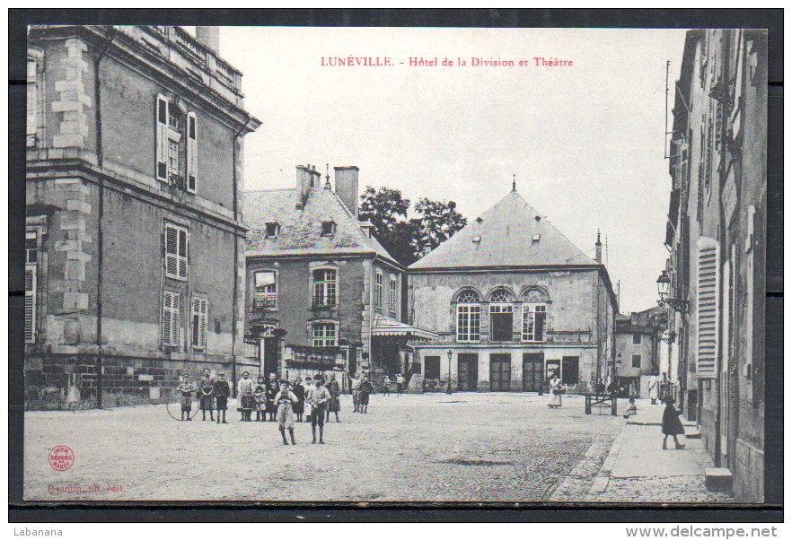 54-Lunéville, Hôtel De La Division Et Théâtre - Luneville