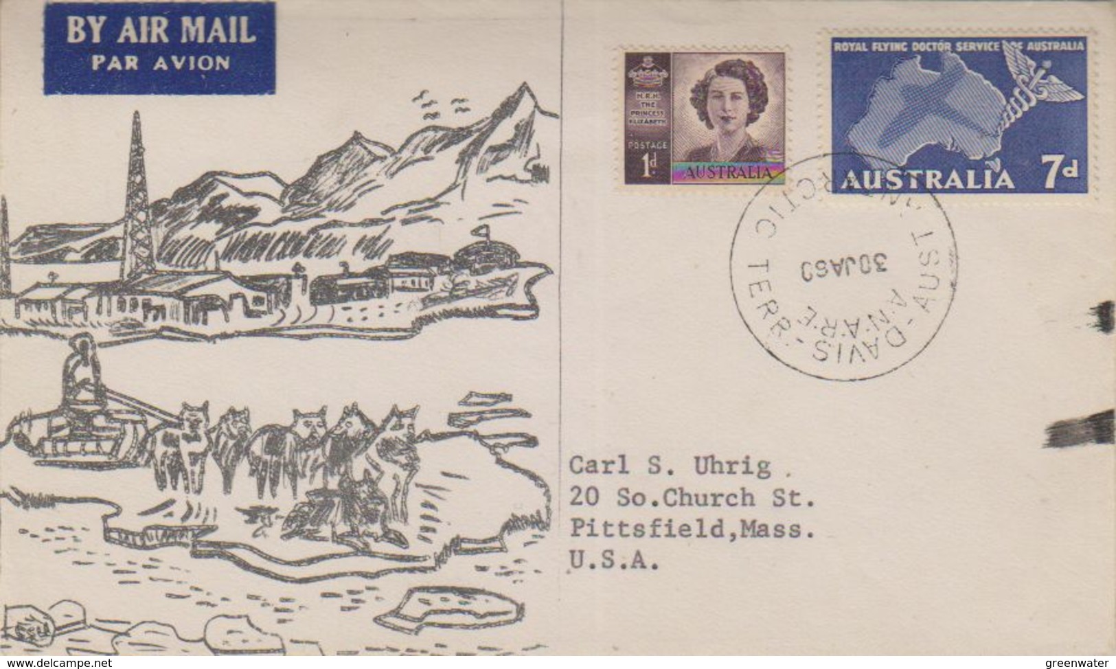 AAT 1960 Davis  Ca 30 Ja 60 (38436) - Covers & Documents