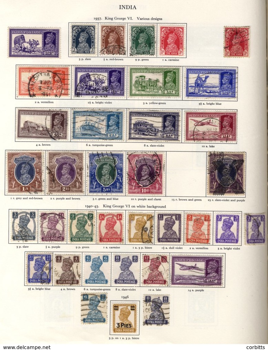 KING GEORGE VI M & U Collection Housed In The Printed Album, Part Sets/odds. (100's) - Autres & Non Classés