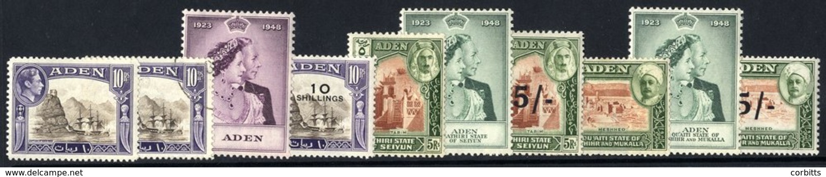 1937-51 KGVI Collection On Leaves Incl. 1939 Set M & U, 1948 Wedding M, 1949 UPU M, 1951 Surcharged Set M, SEIYUN 1942 S - Autres & Non Classés