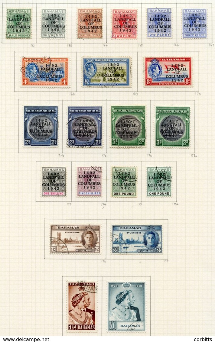 1937-52 Collection U On Philatelic Leaves, Basic Stamps Complete Plus Some Extras Incl. 1938 £1 & Landfall £1 On Chalky  - Autres & Non Classés