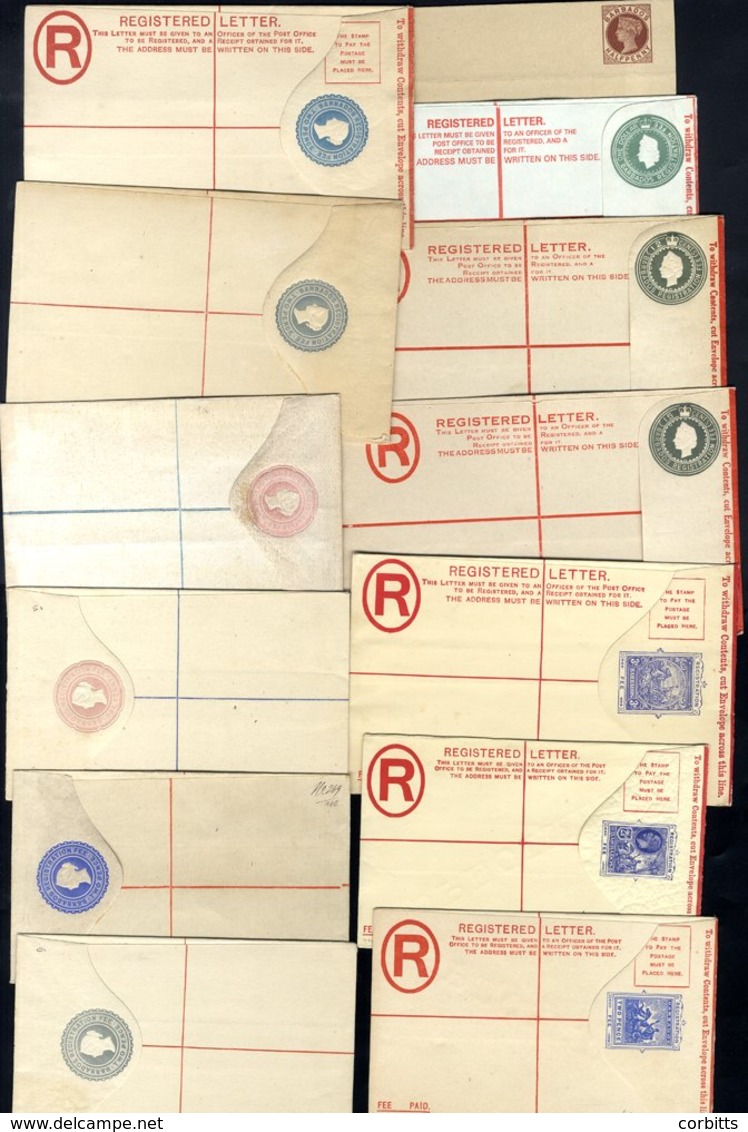 QV-QEII Fine Range Of Unused Postal Stationery Incl. Registered Envelopes (14), SPECIMEN Ovpts (6), Postcards, Air Lette - Other & Unclassified