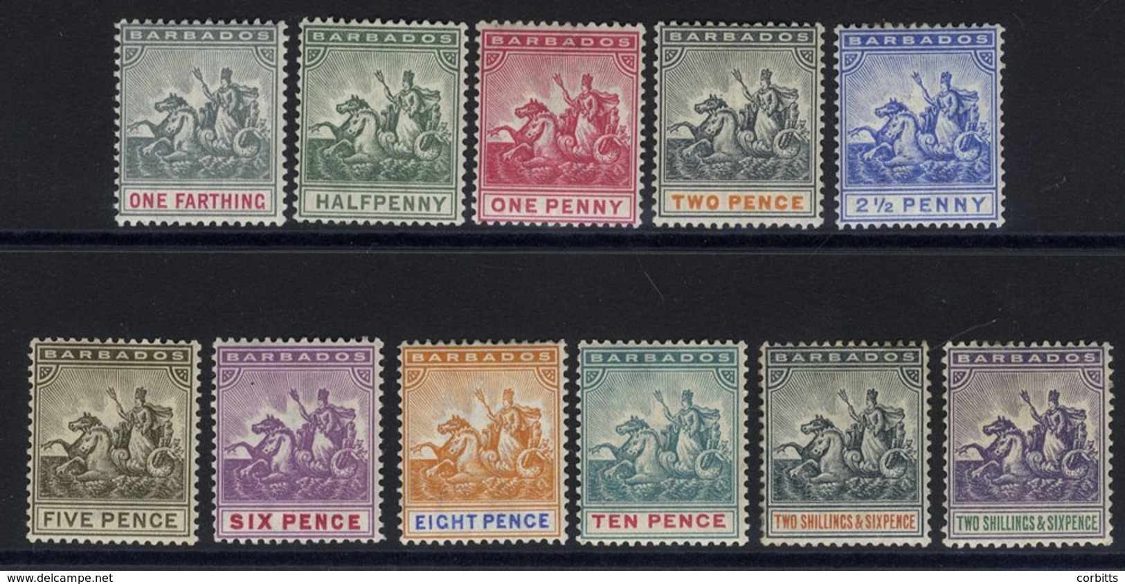 1892-1903 CCA Set M, SG.105/115. (11) Cat. £250 - Other & Unclassified