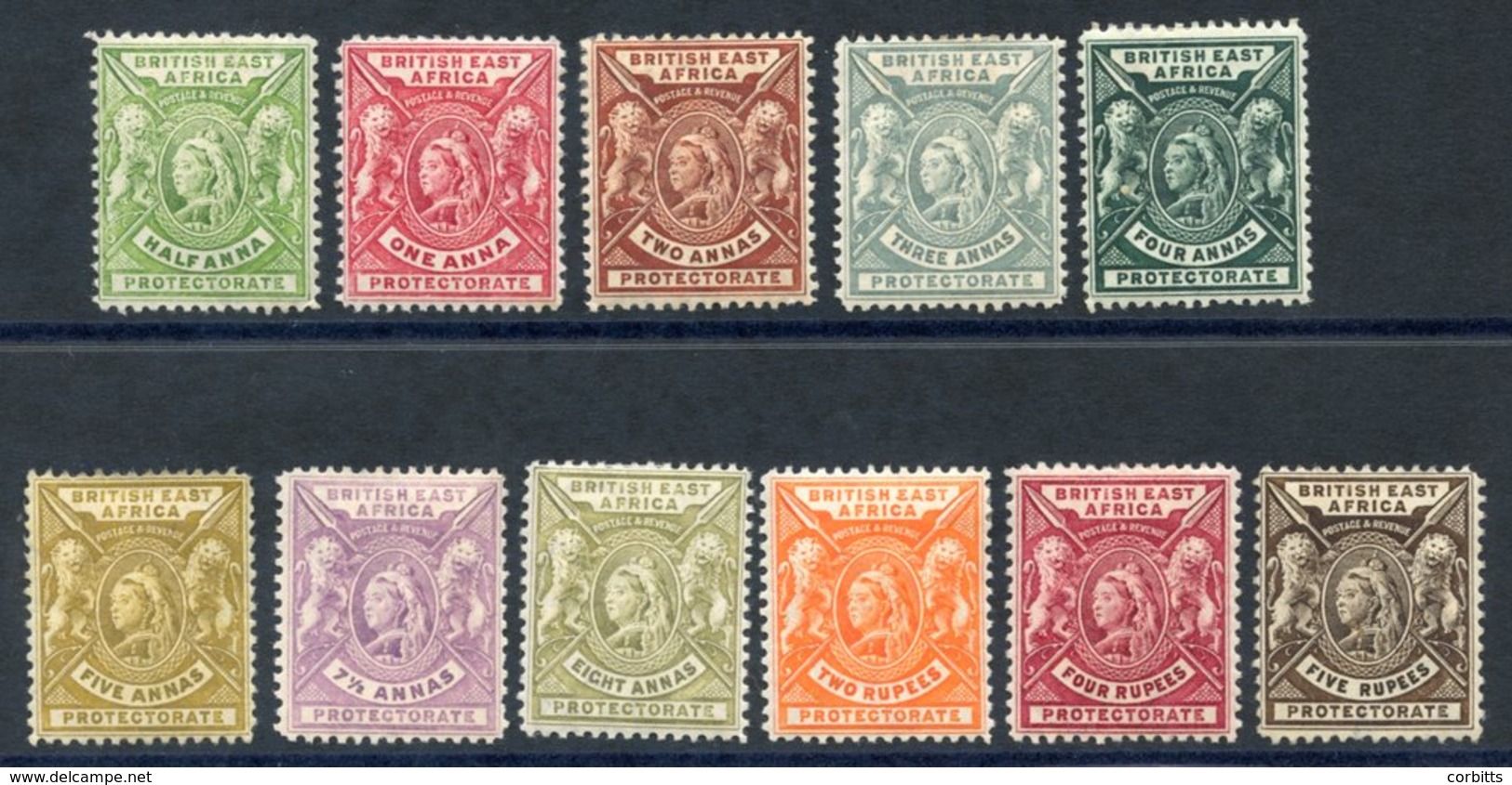 1896-1901 CCA ½a - 5r Incomplete Set M, SG.65/7, 69/70, 72/74, 76, 78/9. (11) Cat. £290 - Altri & Non Classificati