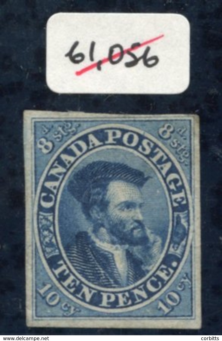 1852-57 10d Bright Blue Of Unused Appearance But BPA Cert States 'was Used & Has Been Cleaned'. SG.13. - Altri & Non Classificati