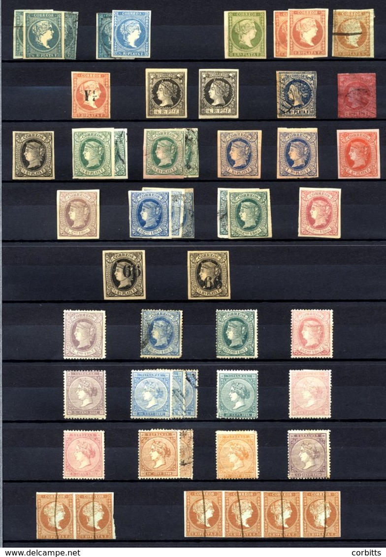 1856-1962 Predominantly M (few FU) Collection Neatly Laid Out In A Large Black Page Stock Book From 1857 ½r (2  Shades), - Altri & Non Classificati