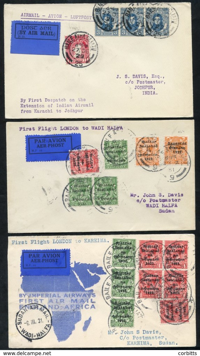 1929 Dec 27th Acceptance For Imperial AW London - Jodhpur Franked 1d + 3d (3) Tied Baile Atha Cliath C.d.s's, Jodhpur B/ - Altri & Non Classificati