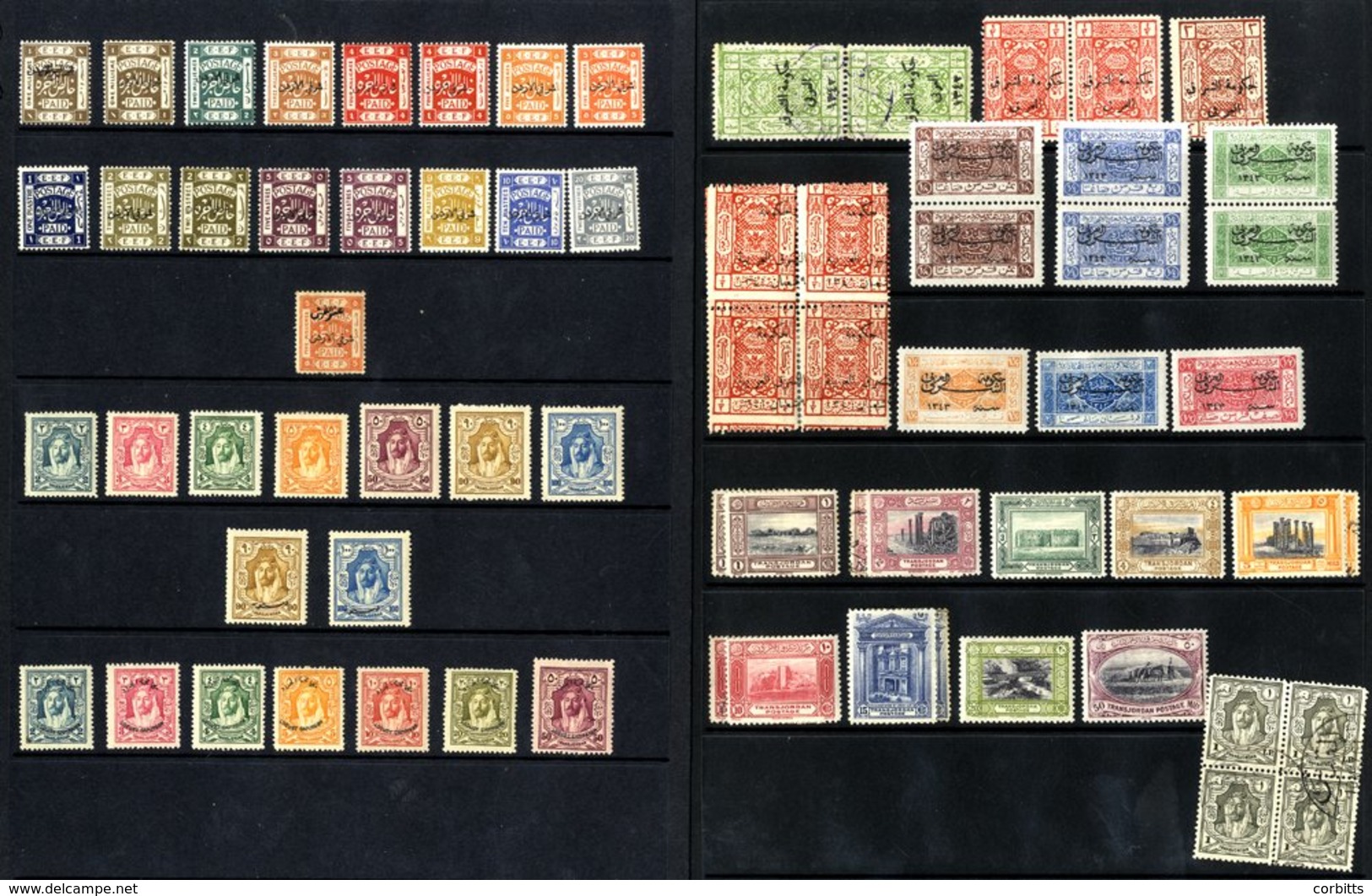 1920-90's Substantial Collection Of 1100+ Stamps, M/Sheets Etc. Displayed On Hagner Leaves. ST.Cat. £4500 - Altri & Non Classificati