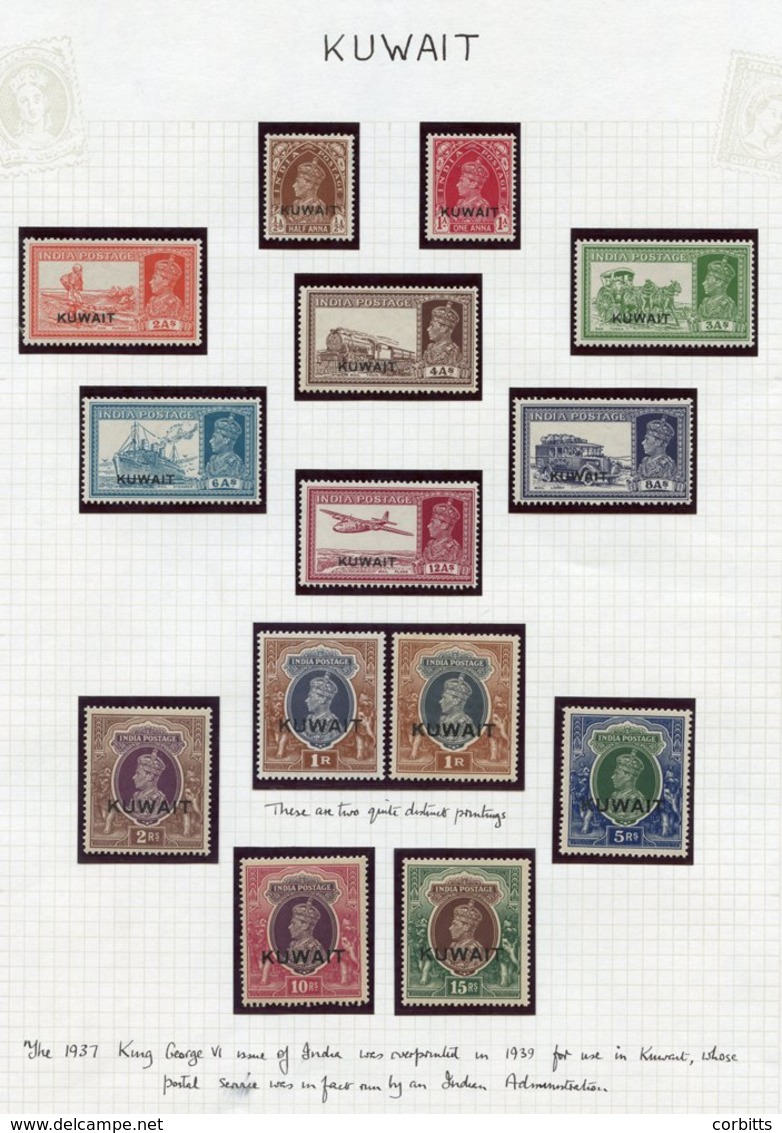 1939-57 Collection On Leaves From 1939 KGVI Defin Set M (top Four Vals Are UM), 1945 Set M (excl. 6a), 1949 Set UM, 1948 - Altri & Non Classificati