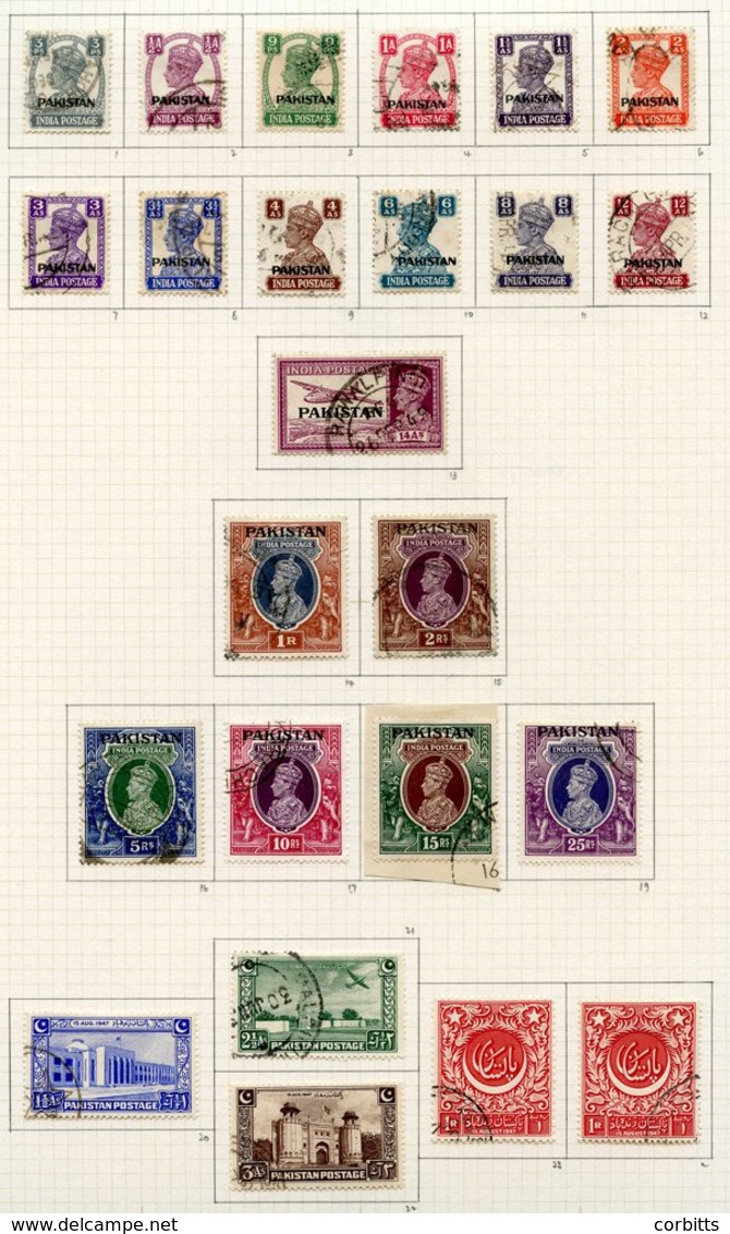 1947-51 Collection U On Philatelic Leaves Incl. 1947 & 1948 Sets And 1947-51 Officials Complete (one Of Each Val, Two St - Altri & Non Classificati
