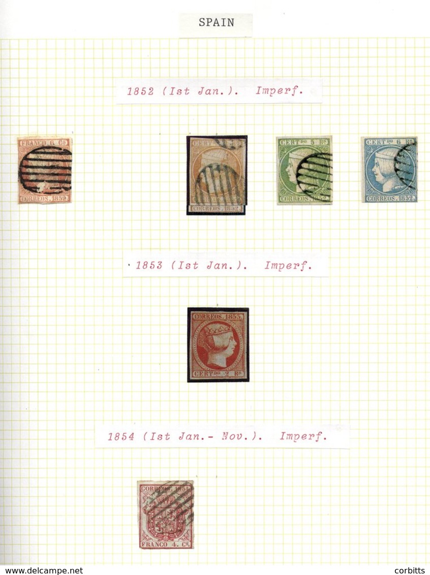 1852-1968 M & U Collection Of Approx. 740 Stamps On Leaves, Mixed Condition, Housed In A Shaubek Binder. - Altri & Non Classificati