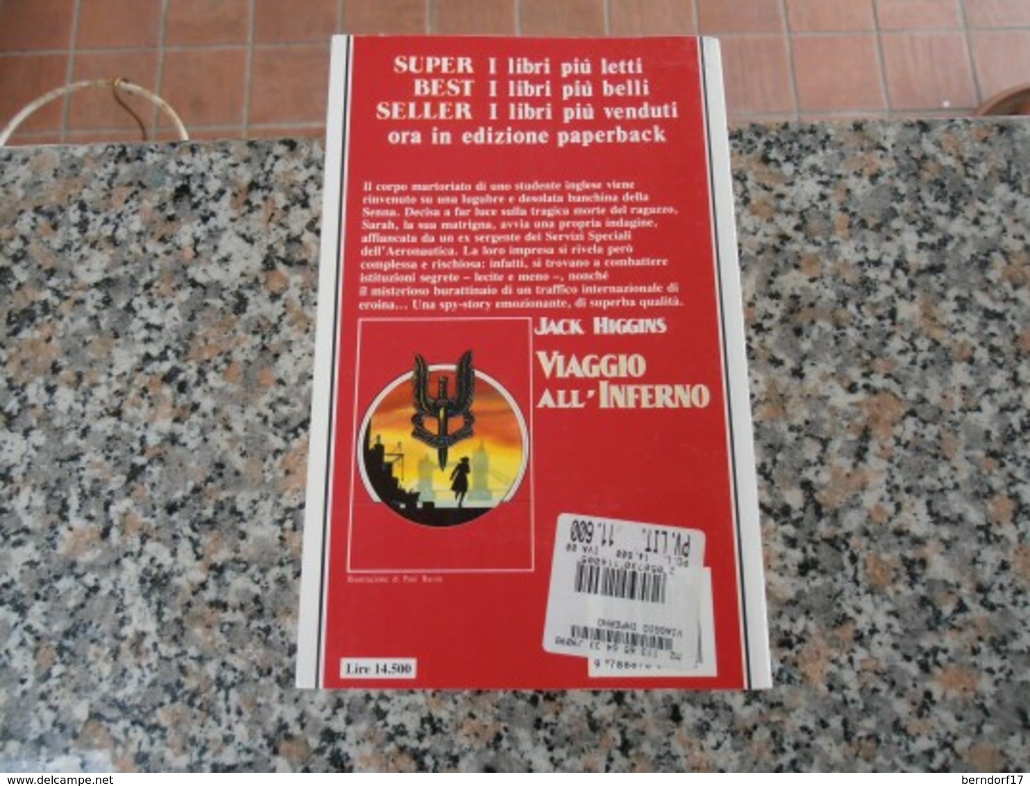 Viaggio All'Inferno - Jack Higgins - Ediciones De Bolsillo