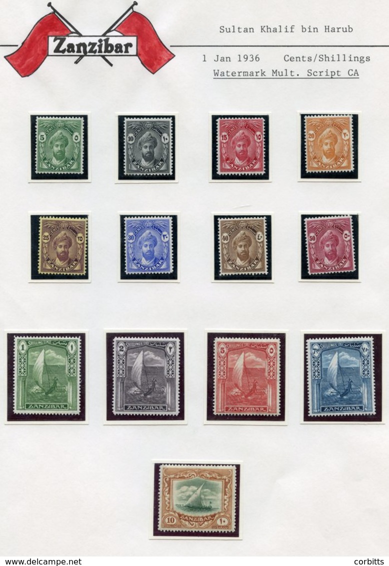 1913-65 Collection Of M & U On Leaves Incl. 1913 To 1r FU, 1914-22 Vals To 1r & 2r U, 1921-29 Mixed M & U Incl. 1r & 2r  - Andere & Zonder Classificatie