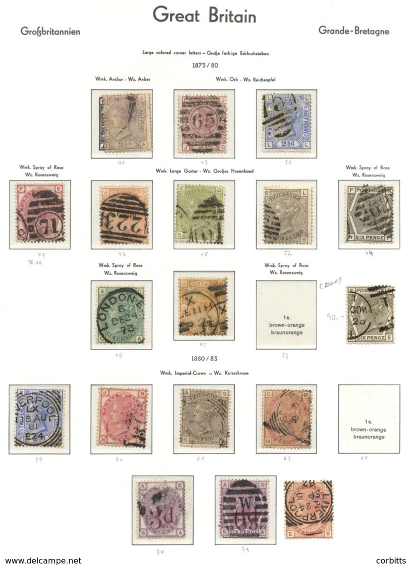 1854-1900 COLLECTION Of Issues In Varied, But Chiefly Sound/average To Very Good U Condition. 1855-87 Incl. 4d Medium Ga - Other & Unclassified