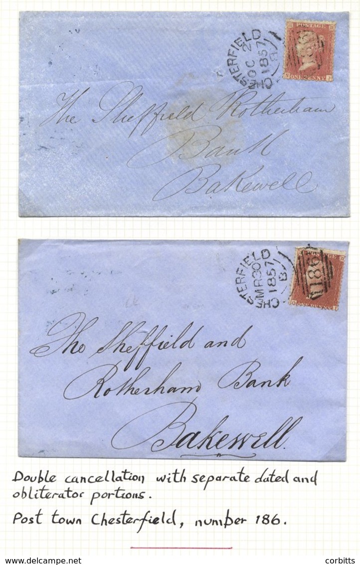 QV-KGVI COLLECTION Of Stamps & Covers On Leaves Incl. 1840 1d Four Margins (thin), 1841 1d Various On Piece/covers Etc.  - Autres & Non Classés